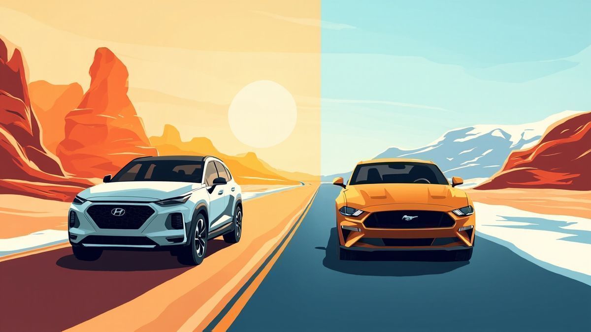 Family Hauler + Weekend Warrior: Does the Palisade Hybrid + Mustang EcoBoost Make the Ultimate Two-Car Garage?