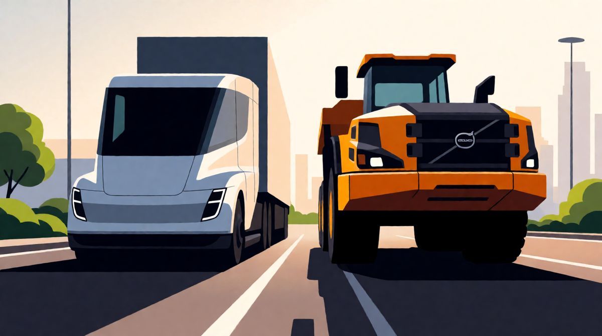 Tesla Semi-truck-2025 2026 vs Volvo A40 Diesel: Which One Actually Delivers for Fleet Operators