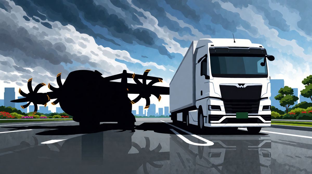 Strategic Airlift Meets Electric Long-Haul: Can a €350K Truck Ride a $180M Warbird?